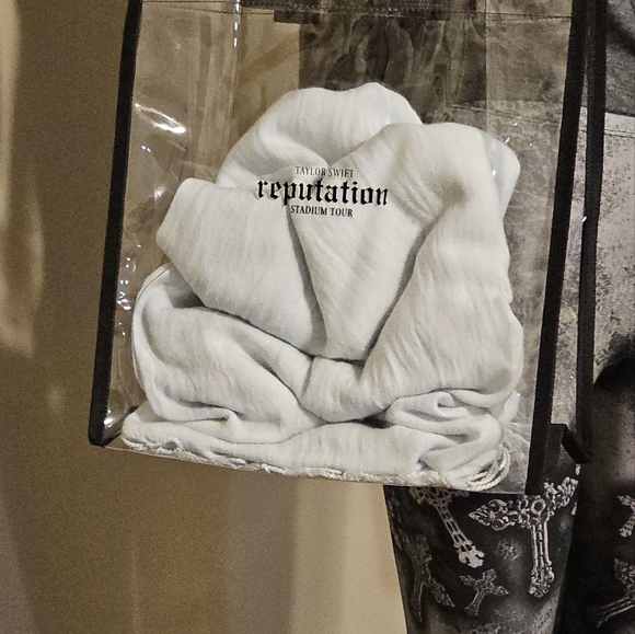 Taylor Swift Reputation Stadium Tour Clear Tote Bag Authentic Official Merch - Picture 3 of 7